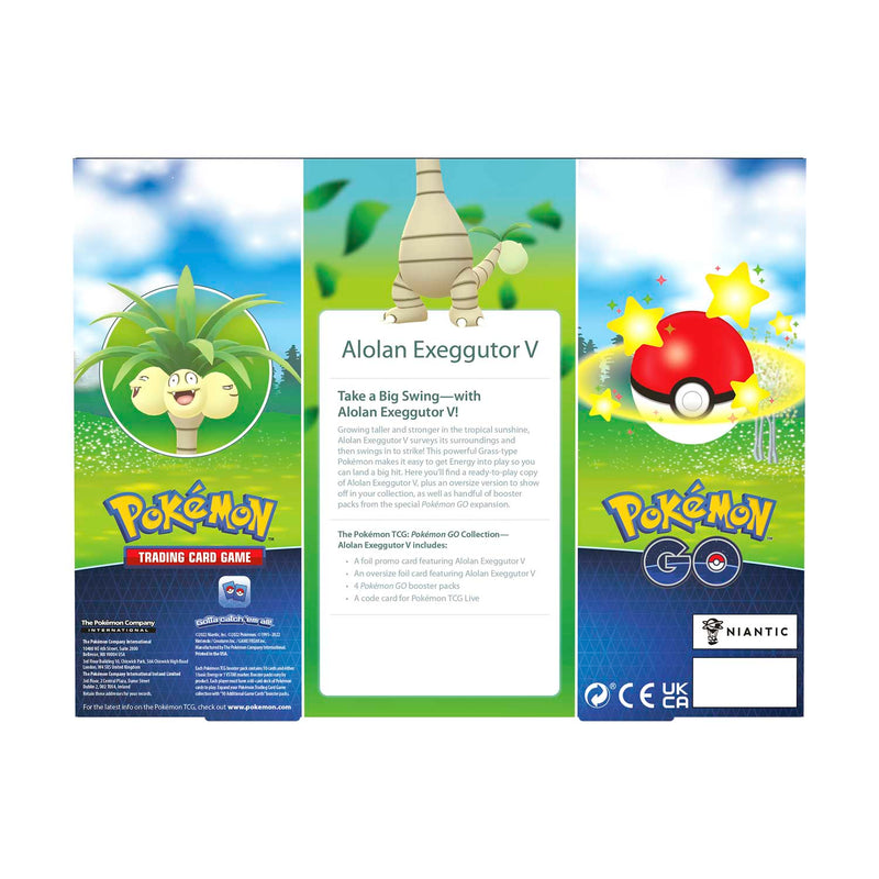 Pokemon TCG: Pokemon GO Collection - Alolan Exeggutor V Card Game Pokemon   