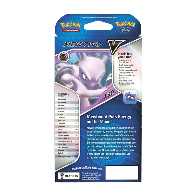 Pokemon TCG: Pokemon GO Mewtwo V Battle Deck Card Game Pokemon   