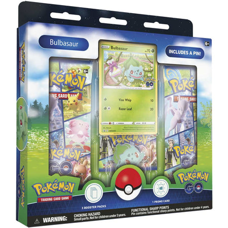 Pokemon TCG: Pokemon GO Pin Collection - Bulbasaur Card Game Pokemon   