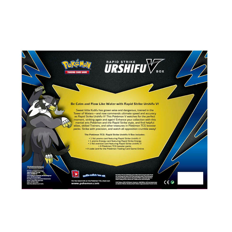 Pokemon TCG: Rapid Strike Urshifu V Box Card Game Pokemon   