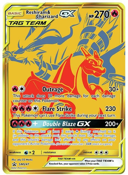 Pokemon TCG: Reshiram & Charizard GX Premium Collection Card Game Pokemon   