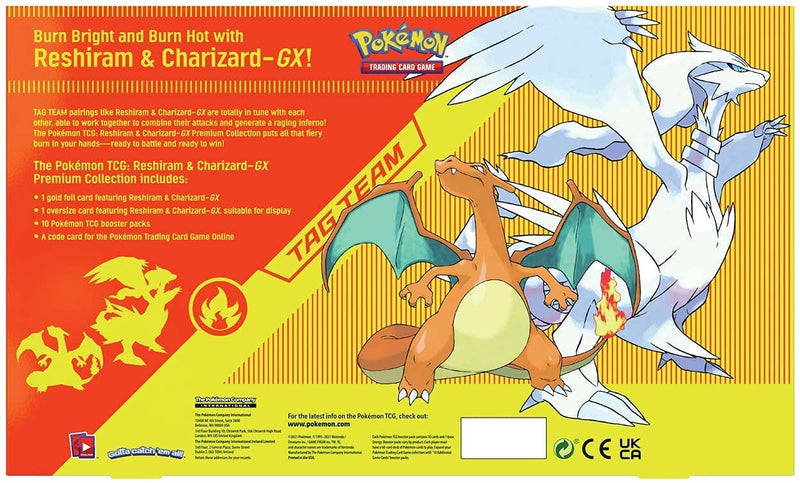 Pokemon TCG: Reshiram & Charizard GX Premium Collection Card Game Pokemon   