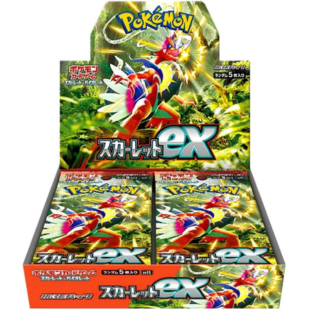 Pokemon TCG: Scarlet & Violet Expansion Pack Scarlet ex Booster Box - 30 Packs - Japanese Card Game Pokemon   