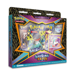 Pokemon TCG: Shining Fates Mad Party Pin Collection Box - Bunnelby/Polteageist/Dedenne/Galarian Mr. Rime Card Game Nintendo   