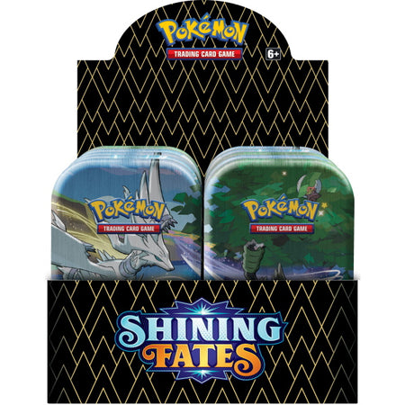 Pokemon TCG: Shining Fates Mini Tins Display Box Card Game Nintendo   