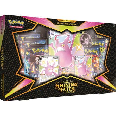 Pokemon TCG: Shining Fates Premium Collection - Shiny Crobat VMAX Card Game Pokemon   