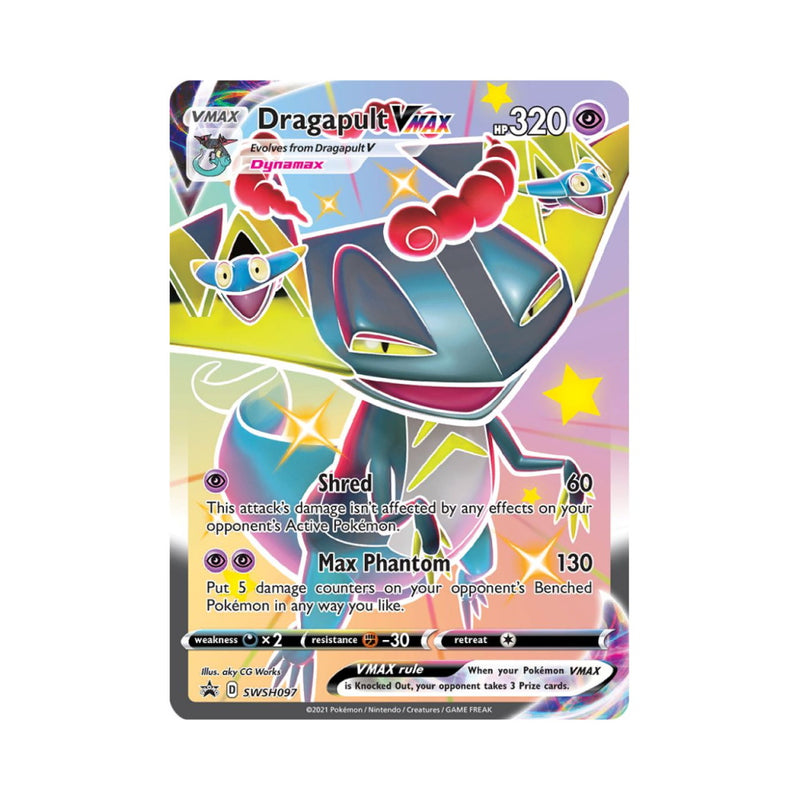 Pokemon TCG: Shining Fates Premium Collection - Shiny Dragapult VMAX Card Game Pokemon   