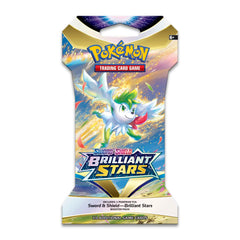 Pokemon TCG: Sword & Shield - Brilliant Stars Sleeved Booster Pack - 8 Packs Card Game Pokemon   