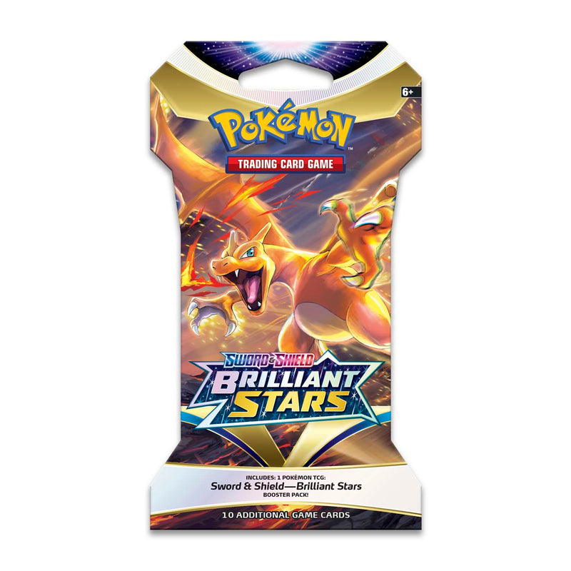 Pokemon TCG: Sword & Shield - Brilliant Stars Sleeved Booster Pack - 8 Packs Card Game Pokemon   