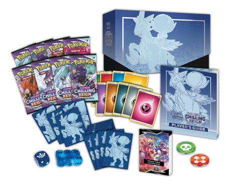 Pokemon TCG: Sword & Shield - Chilling Reign Elite Trainer Box - Ice Rider Calyrex Card Game Pokemon   