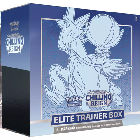 Pokemon TCG: Sword & Shield - Chilling Reign Elite Trainer Box - Ice Rider Calyrex Card Game Pokemon   