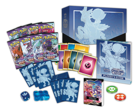 Pokemon TCG: Sword & Shield - Chilling Reign Elite Trainer Box - Shadow Rider Calyrex + Ice Rider Calyrex Card Game Nintendo   