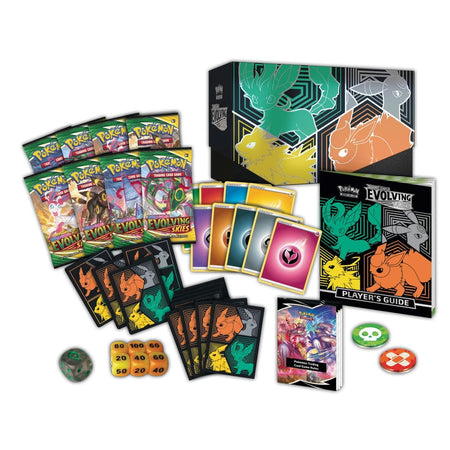 Pokemon TCG: Sword & Shield - Evolving Skies Elite Trainer Box - Jolteon, Flareon, Umbreon, & Leafeon Card Game Pokemon   