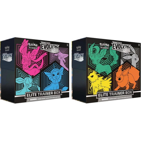 Pokemon TCG: Sword &amp; Shield - Evolving Skies Elite Trainer Box - Set of 2 Card Game Pokemon   