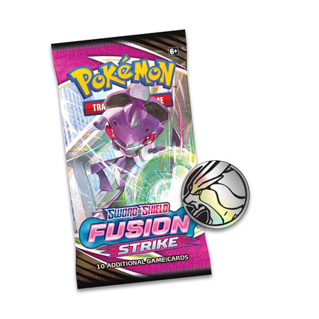 Pokemon TCG: Sword & Shield - Fusion Strike 3 Booster Packs - Coin & Espeon Promo Card Card Game Pokemon   