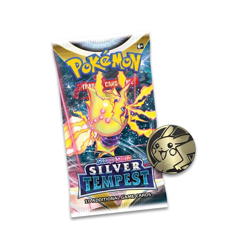 Pokemon TCG: Sword & Shield - Silver Tempest 3 Booster Packs, Coin & Manaphy Promo Card Card Game Pokemon   