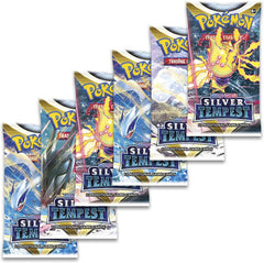 Pokemon TCG: Sword & Shield - Silver Tempest Booster Bundle - 6 Packs Card Game Pokemon   