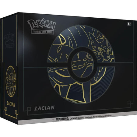 Pokemon TCG: Sword & Shield Elite Trainer Box Plus - Zacian Card Game Pokemon   