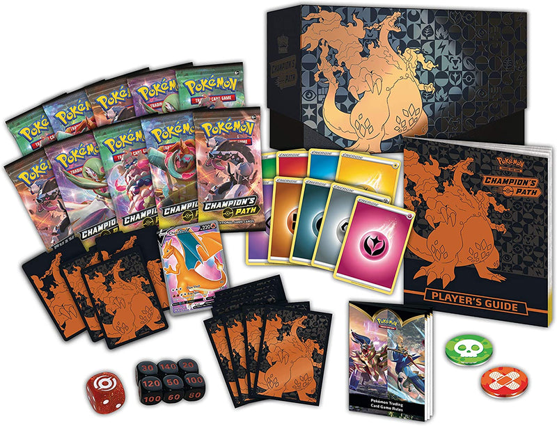 PokÃ©mon TCG: Champion's Path Elite Trainer Box - Charizard V Card Game Nintendo   