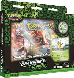 Pokemon TCG Champion's Path: Pin Collection Box - Turfield/Hulbury/Motostoke Card Game Nintendo   