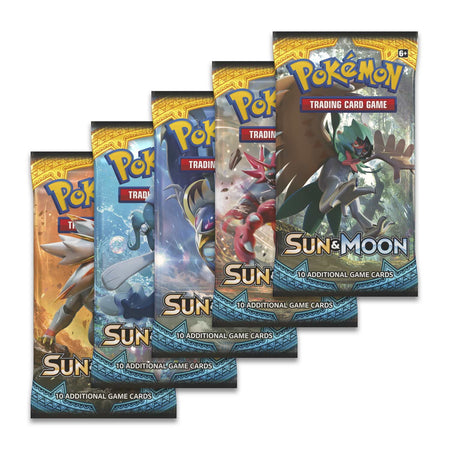 Pokemon TCG: Sun & Moon - Checklane Blister Pack + Rockruff Card & Collectible Coin Card Game Pokemon   