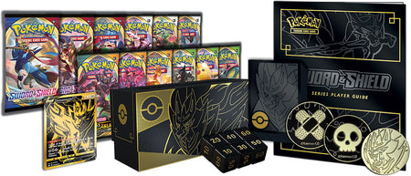 Pokemon TCG: Sword & Shield Elite Trainer Box Plus  Zamazenta Card Game Pokemon   