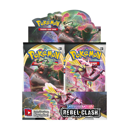 Pokemon TCG: Sword & Shield - Rebel Clash Booster Box - 36 Packs Card Game Pokemon   