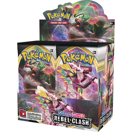 Pokemon TCG: Sword & Shield - Rebel Clash Booster Box - 36 Packs Card Game Pokemon   