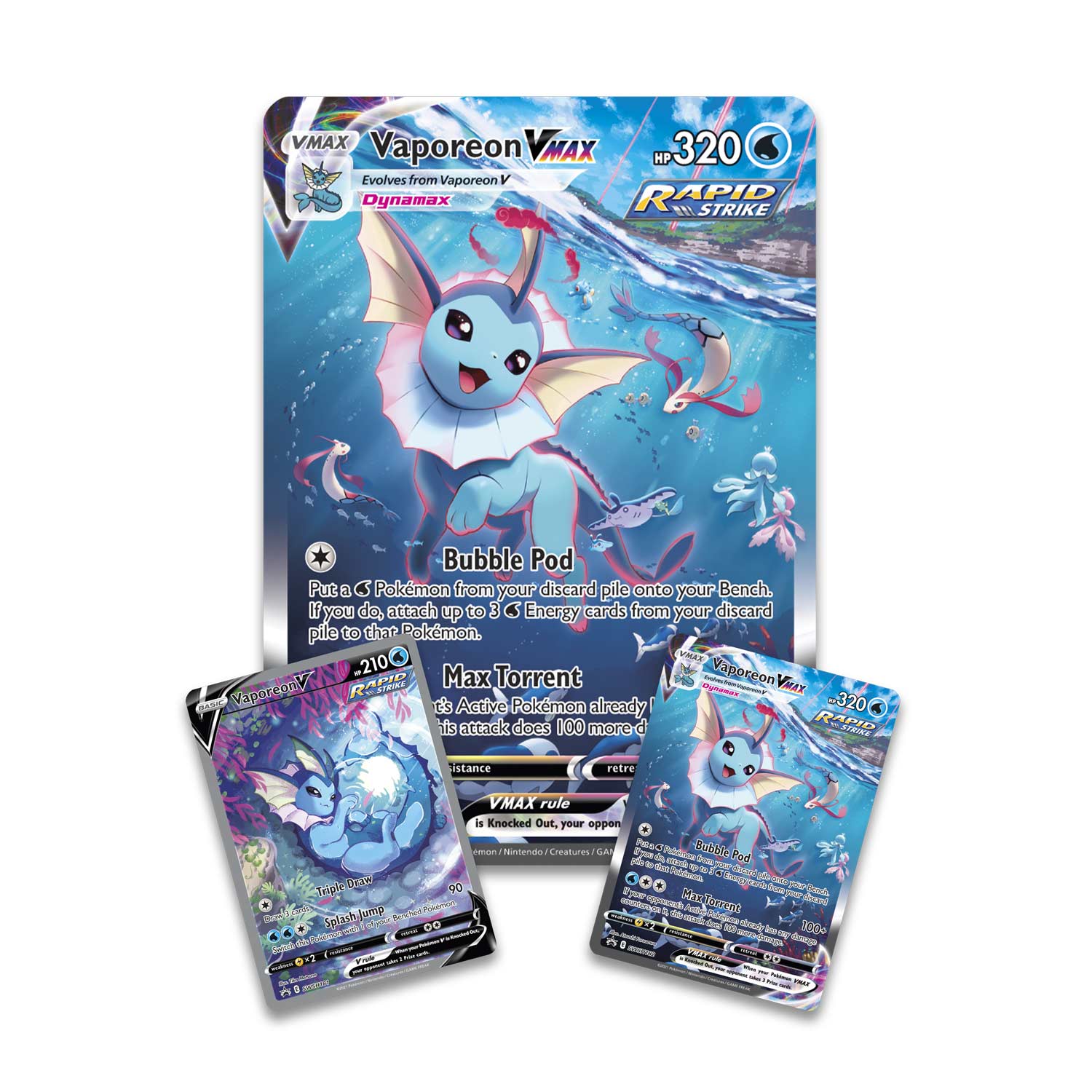 Pokémon TCG: Vaporeon VMAX, Jolteon VMAX, and Flareon VMAX deals Premium Collections