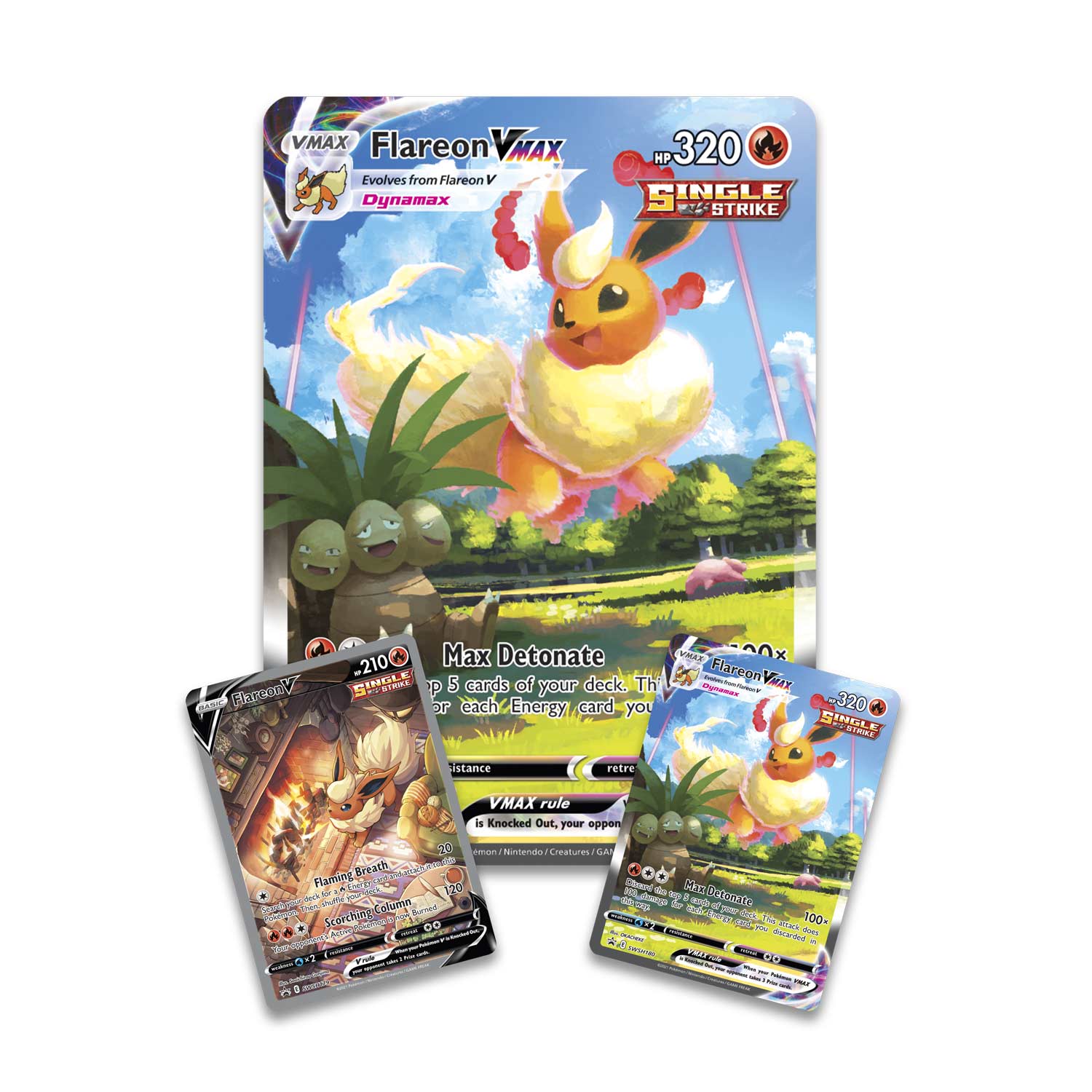 2024 Pokémon TCG: Vaporeon VMAX, Jolteon VMAX, and Flareon VMAX Premium Collections