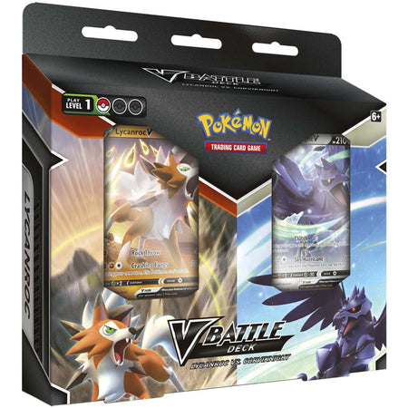 Pokemon TCG: V Battle Deck - Lycanroc vs. Corviknight Card Game Pokemon   