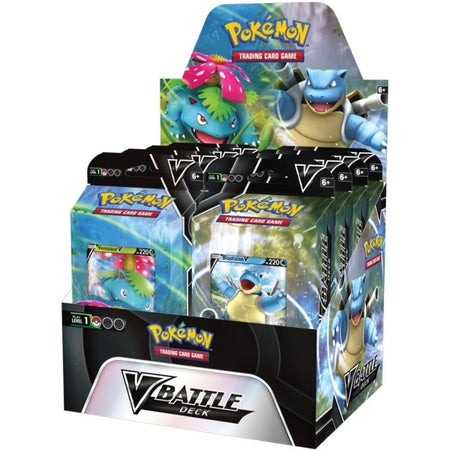 Pokemon TCG: V Battle Deck - Venusaur vs. Blastoise Display Box Card Game Pokemon   