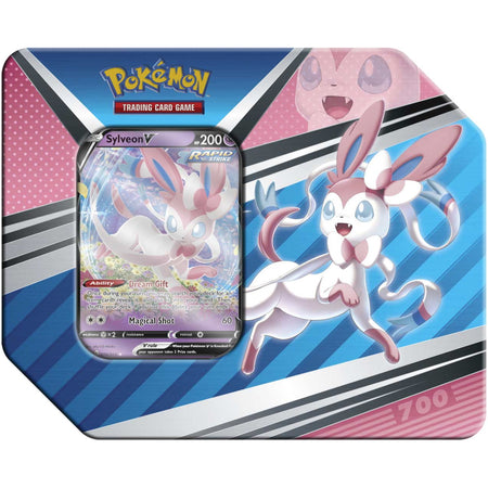 Pokemon TCG: V Heroes Tin - Sylveon V Card Game Pokemon   