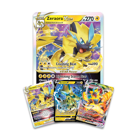 Pokemon TCG: Zeraora VMAX & VSTAR Battle Box Card Game Pokemon   