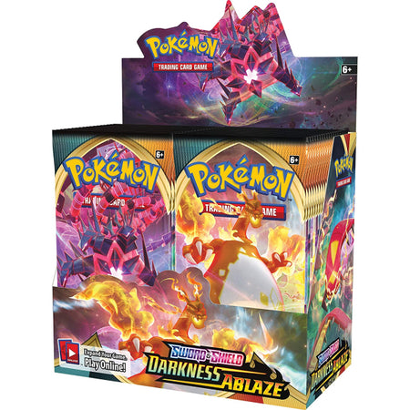 Pokemon TCG: Sword & Shield - Darkness Ablaze Booster Box - 36 Packs Card Game Pokemon   