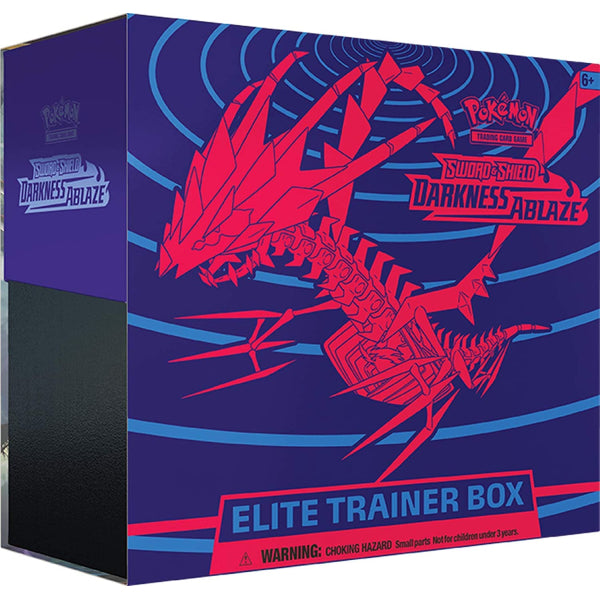 Pokemon TCG: Sword & Shield - Darkness Ablaze Elite Trainer Box - Eternatus Card Game Pokemon   