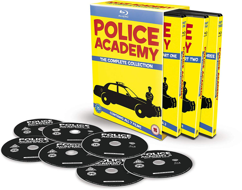 Police Academy: The Complete Collection - 7 Films [Blu-Ray Box Set] DVDs & Blu-Rays Warner Bros.   
