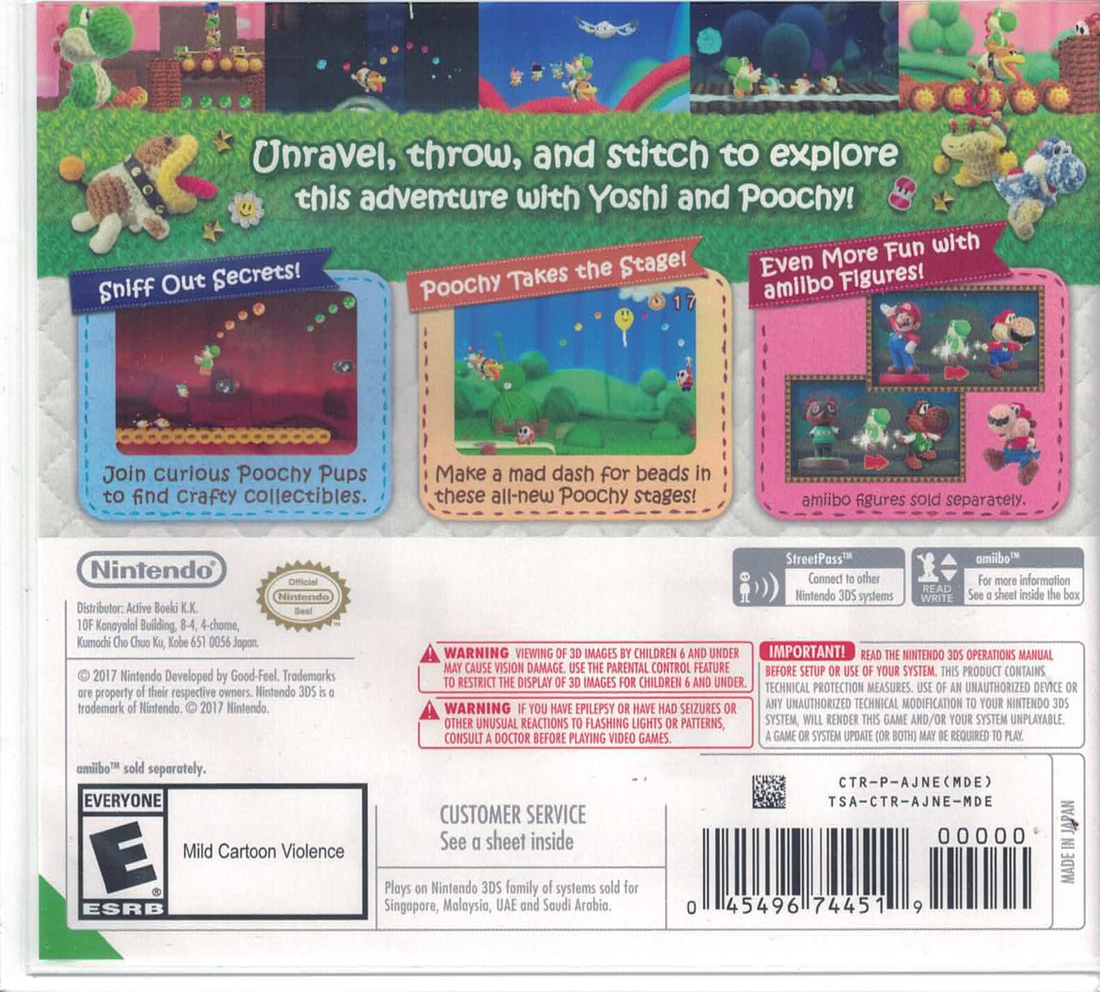 Poochy and Yoshi's Woolly World [Nintendo 3DS] – Shopville