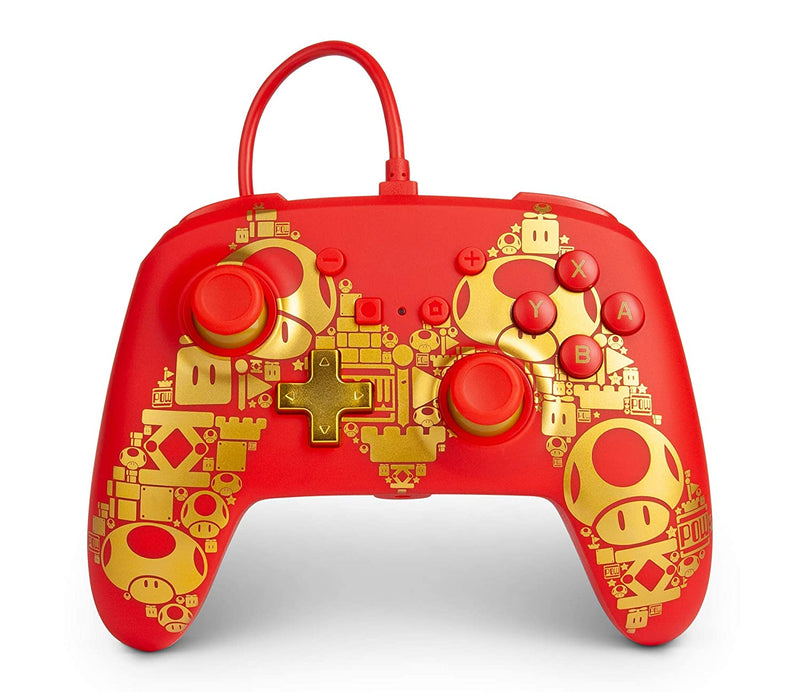 PowerA Enhanced Wired Controller for Nintendo Switch - Golden M [Nintendo Switch Accessory] Nintendo Switch Accessories PowerA   