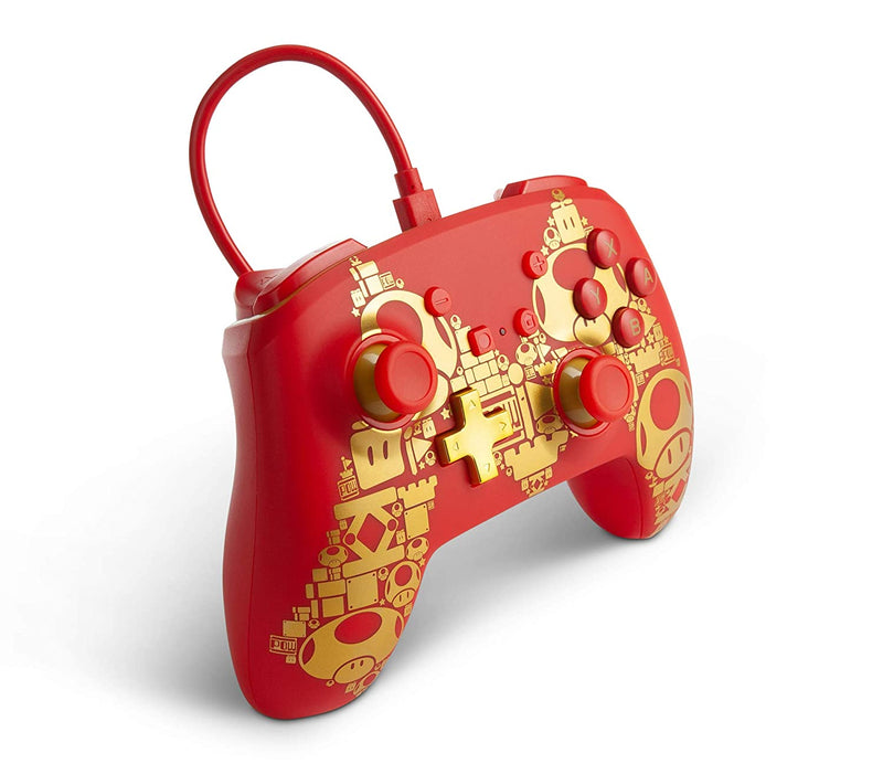 PowerA Enhanced Wired Controller for Nintendo Switch - Golden M [Nintendo Switch Accessory] Nintendo Switch Accessories PowerA   