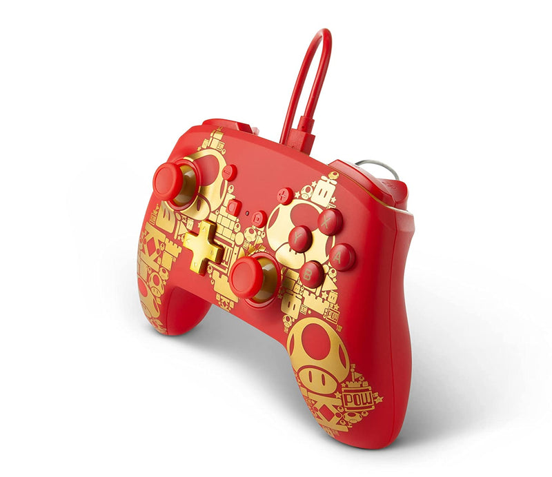 PowerA Enhanced Wired Controller for Nintendo Switch - Golden M [Nintendo Switch Accessory] Nintendo Switch Accessories PowerA   