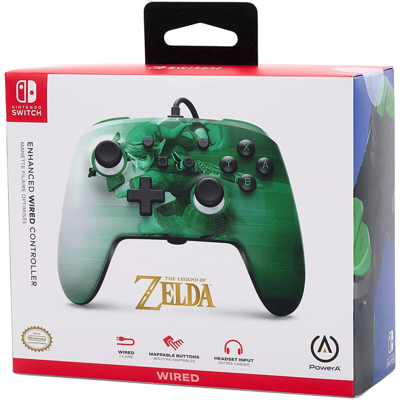 PowerA Enhanced Wired Controller for Nintendo Switch - Heroic Link [Nintendo Switch Accessory] Nintendo Switch Accessories PowerA   