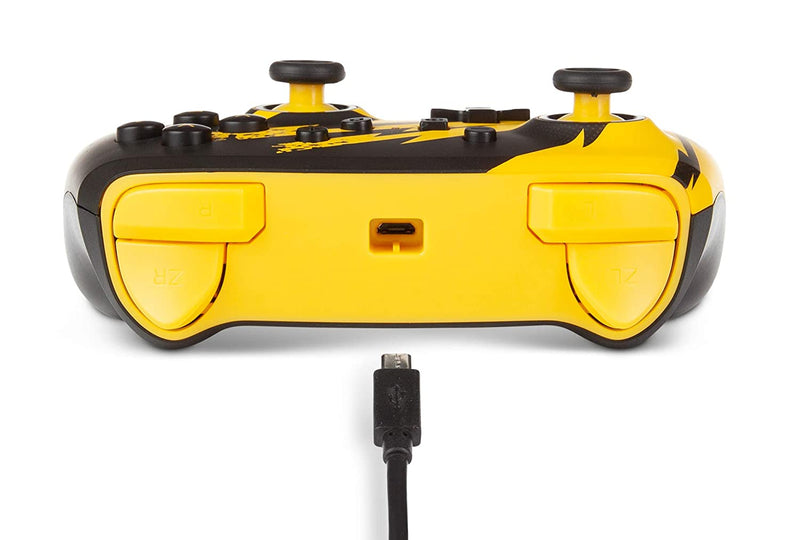 PowerA Enhanced Wired Controller for Nintendo Switch - Pikachu Lightning [Nintendo Switch Accessory] Nintendo Switch Accessories PowerA   