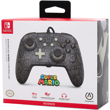 PowerA Enhanced Wired Controller for Nintendo Switch - Power-Up Mario [Nintendo Switch Accessory] Nintendo Switch Accessories PowerA   