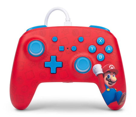 PowerA Enhanced Wired Controller for Nintendo Switch - Woo-hoo! Mario [Nintendo Switch Accessory] Nintendo Switch Accessories PowerA   