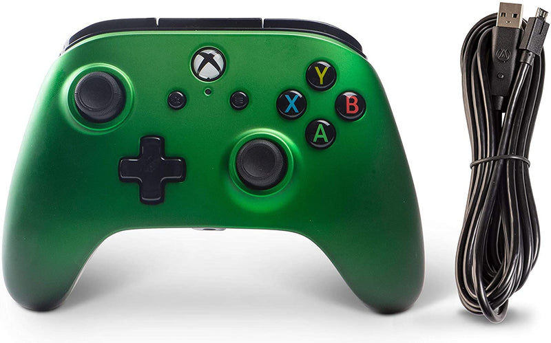 PowerA Xbox One Enhanced Wired Controller - Emerald Fade [Xbox One Accessory] Xbox One Accessories PowerA   