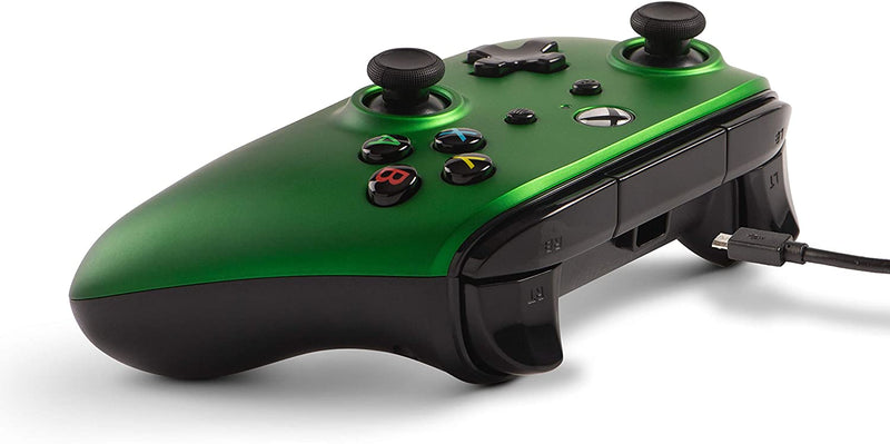 PowerA Xbox One Enhanced Wired Controller - Emerald Fade [Xbox One Accessory] Xbox One Accessories PowerA   