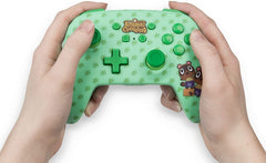 PowerA Nintendo Switch Enhanced Wireless Controller - Animal Crossing: Timmy & Tommy Nook [Nintendo Switch Accessory] Nintendo Switch Accessories PowerA   