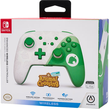 PowerA Enhanced Wireless Controller for Nintendo Switch - Animal Crossing: Nook Inc. [Nintendo Switch Accessory] Nintendo Switch Accessories PowerA   