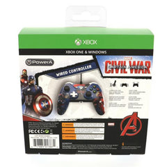 PowerA Xbox One Wired Controller - Captain America: Civil War [Xbox One Accessory] Xbox One Accessories Microsoft   